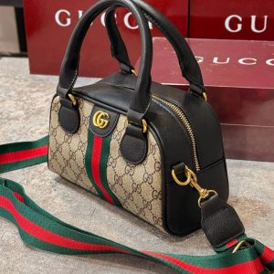 کیف زنانه گوچی با بند پارچه ای