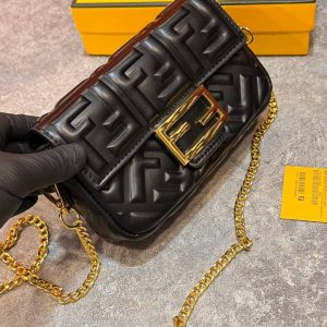 کیف زنانه بند زنجیری فندی